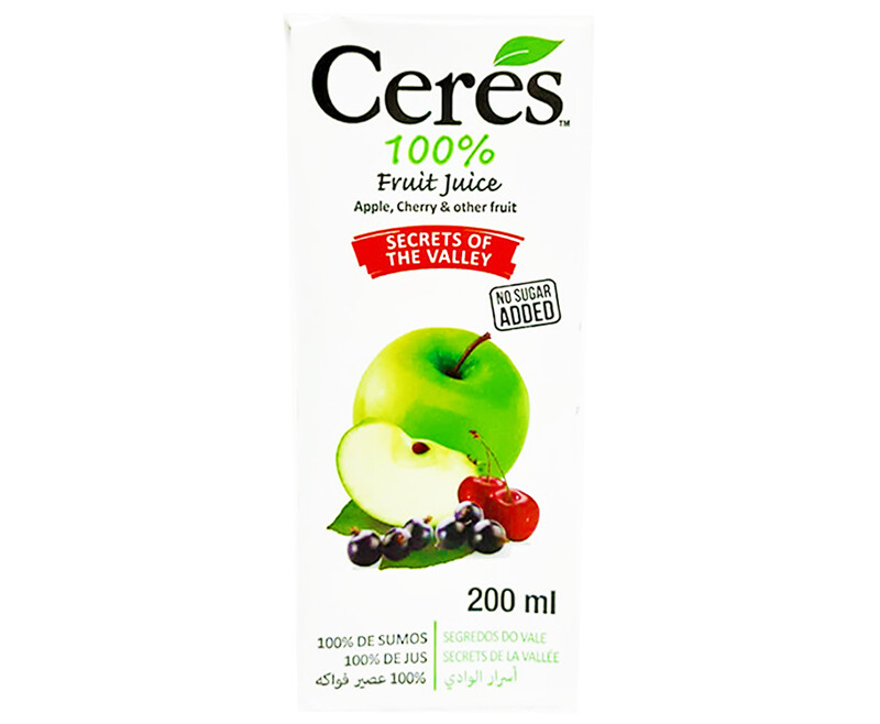 Ceres 100% Fruit Juice Secrets of the Valley 200mL