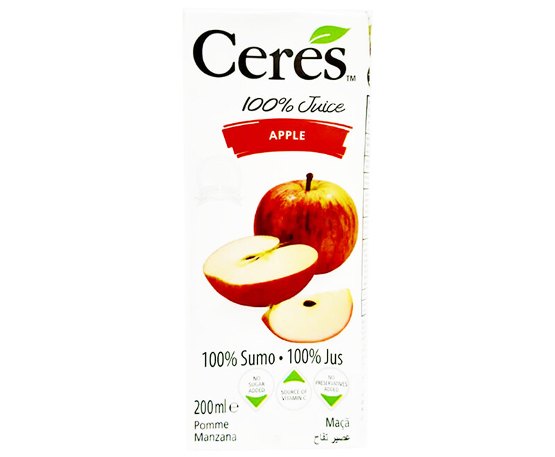 Ceres 100% Fruit Juice Apple 200mL