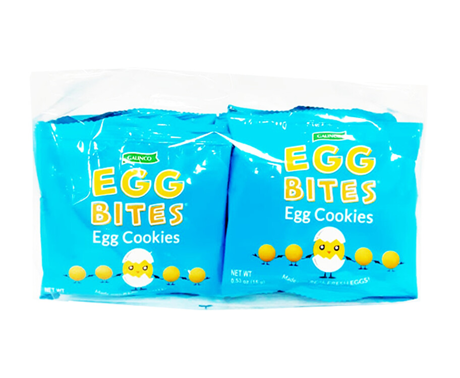 Galinco Egg Bites Egg Cookies (10 Packs x 15g)