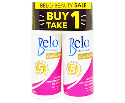 Belo Essentials Beauty Deo Whitening Anti-Perspirant Deodorant (2 Packs x 40mL)