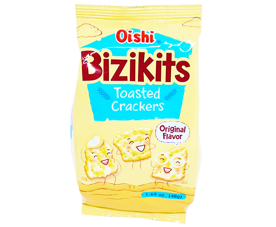 Oishi Bizikits Toasted Crackers Original Flavor 48g