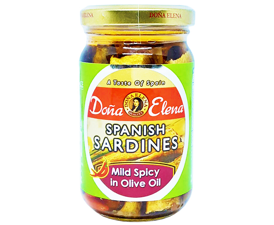 Doña Elena Spanish Sardines Mild Spicy in Olive Oil 228g