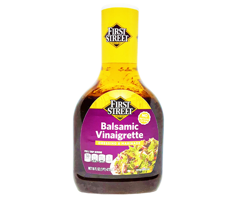 First Street Balsamic Vinaigrette Dressing &amp; Marinade 473mL
