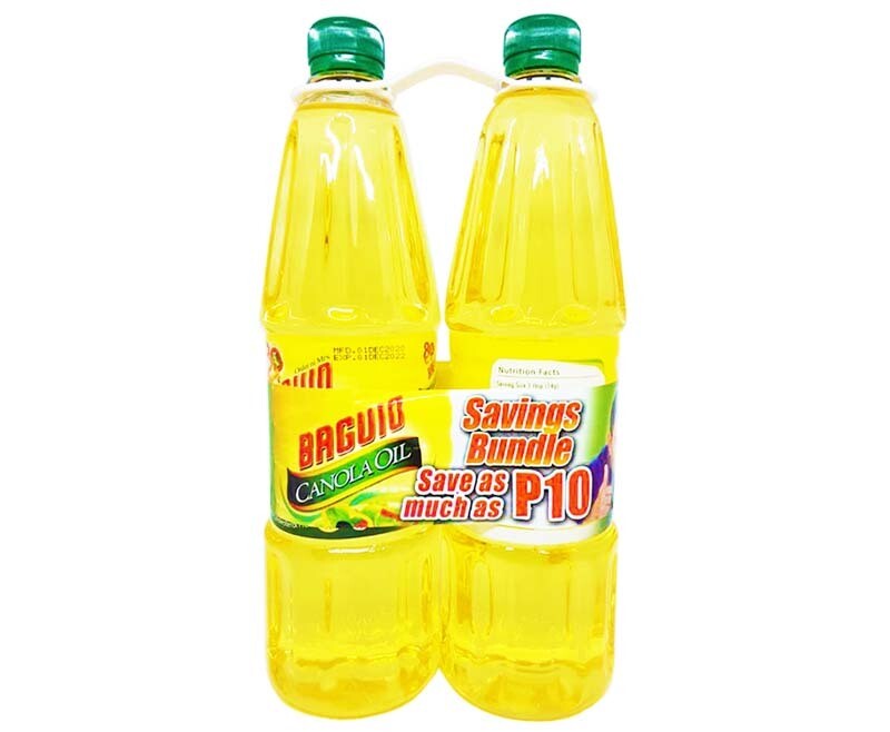 Baguio Canola Oil Savings Bundle (2 Packs x 900mL)