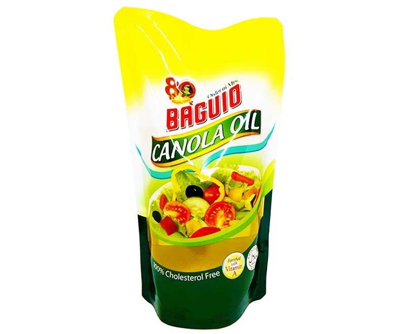 Baguio Canola Oil Refill 900mL