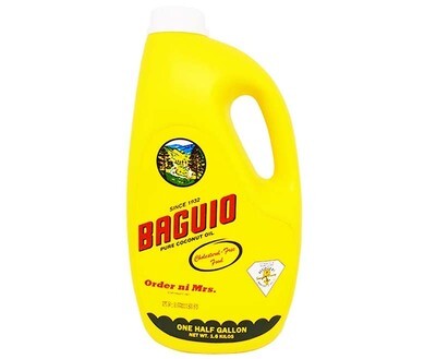 Baguio Pure Coconut Oil 1/2 Gallon 1.6kg