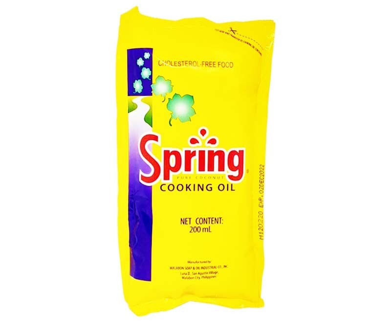 Spring Pure Coconut Cooking Oil 200mL