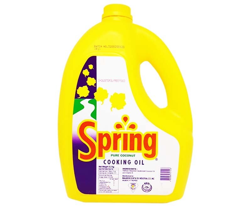 Spring Pure Coconut Cooking Oil 3.2kg
