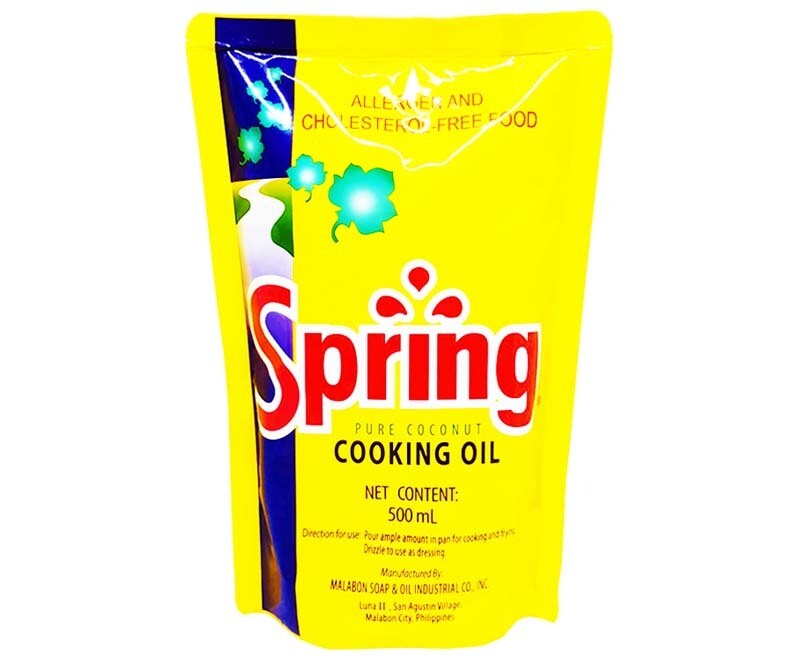 Spring Pure Coconut Cooking Oil 500mL