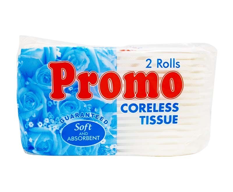 Promo Coreless Tissue 2-Ply (2 Rolls x 30g)