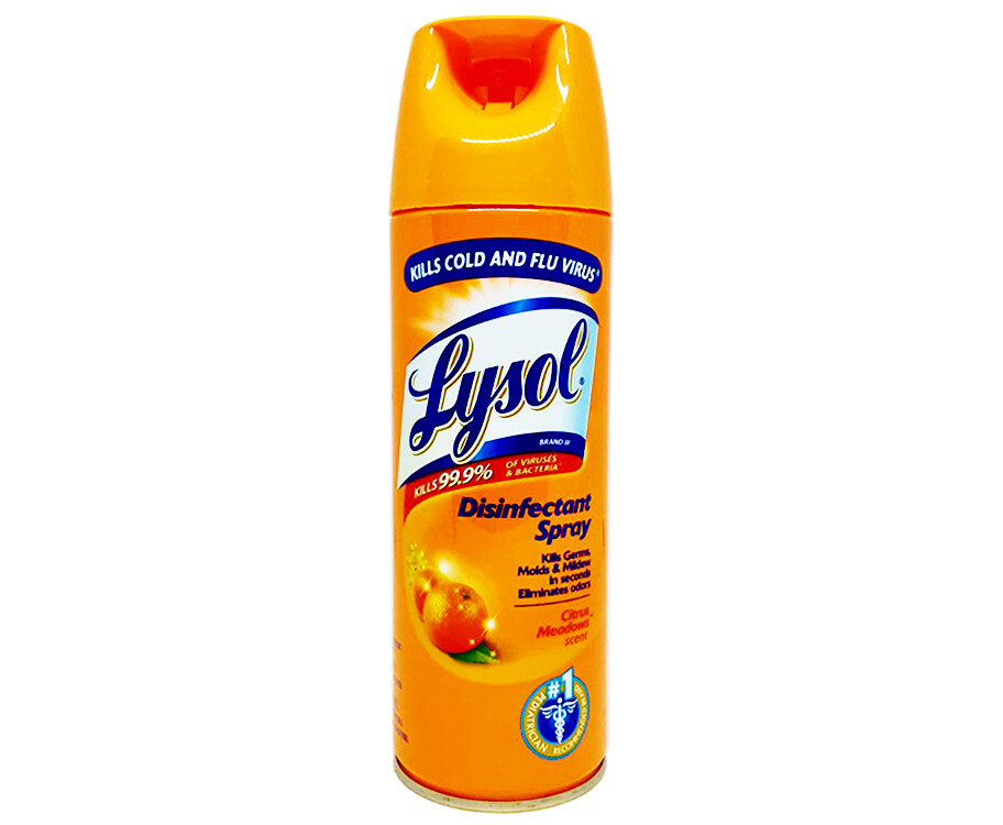 Lysol Disinfectant Spray Citrus-Meadows Scent 340g