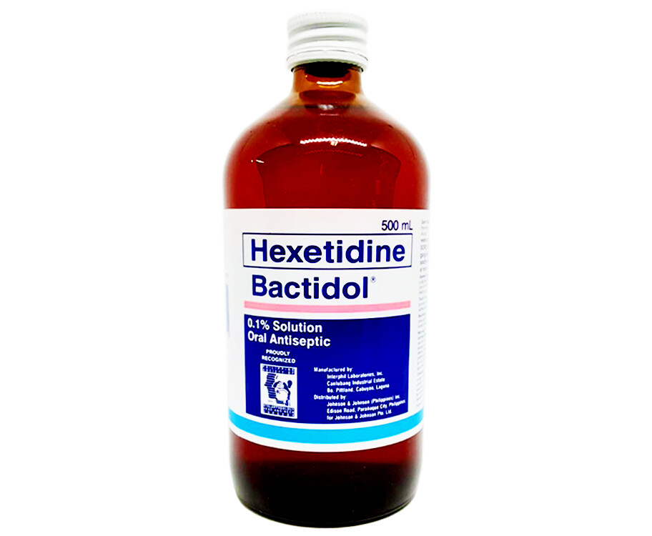 Hexetide Bactidol Oral Antiseptic 500mL