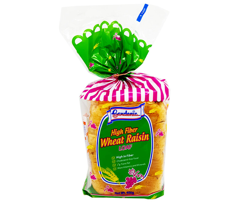 Gardenia High Fiber Wheat Raisin Loaf 400g