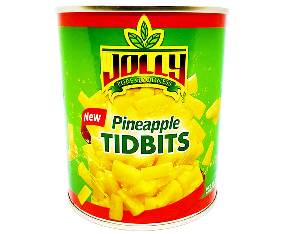 Jolly Pineapple Tidbits in Light Syrup 850g