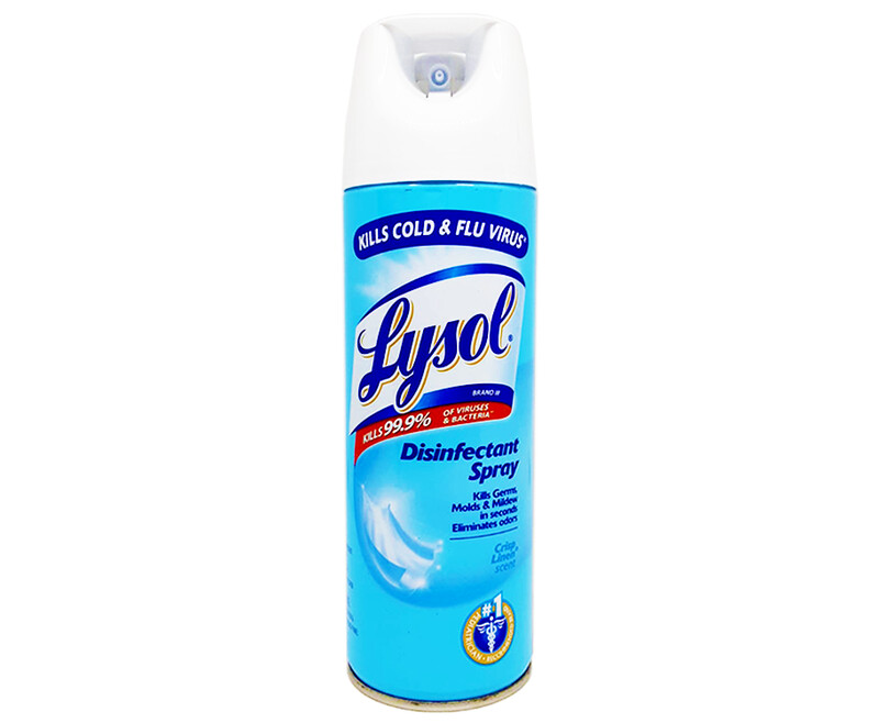 Lysol Disinfectant Spray Crisp Linen Scent 340g