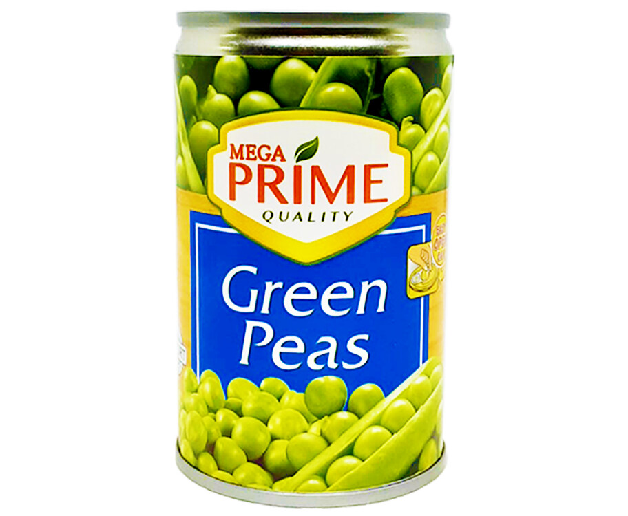 Mega Prime Green Peas 155g