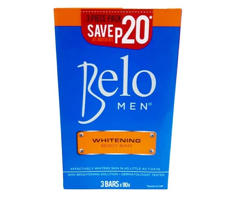 Belo Men Whitening Body Bar (3 Bars x 90g)