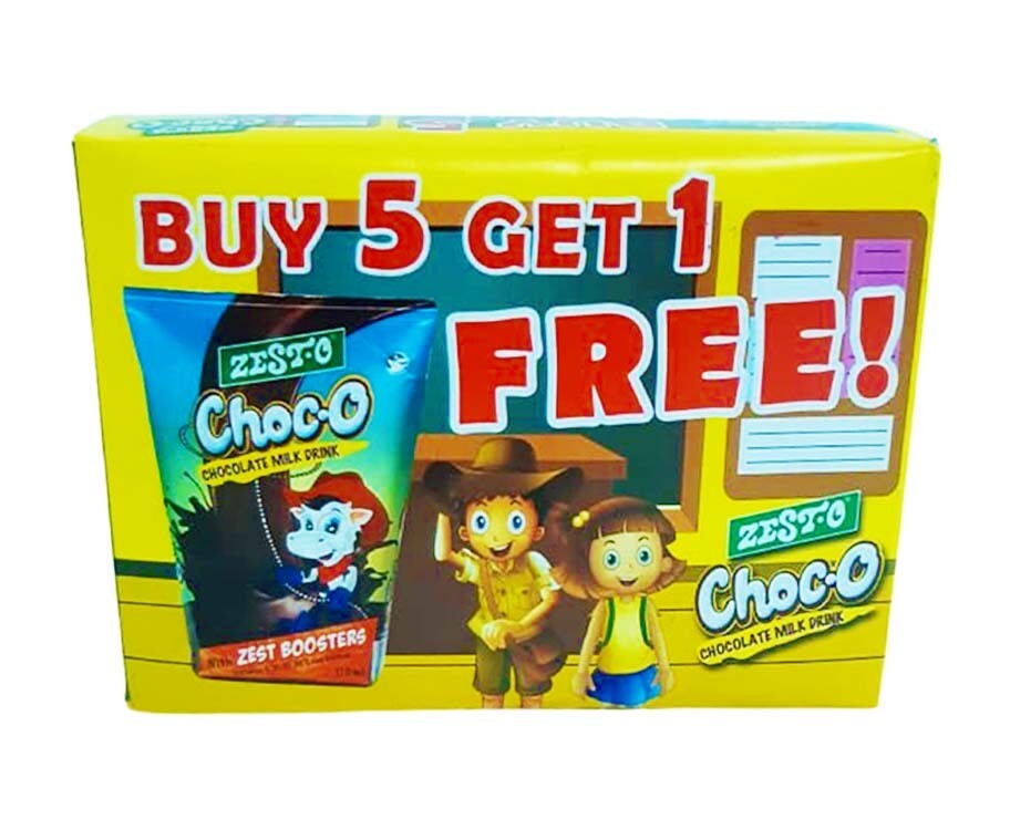 Zest-O Choc-O Chocolate Milk Drink (5+1 Packs x 110mL)