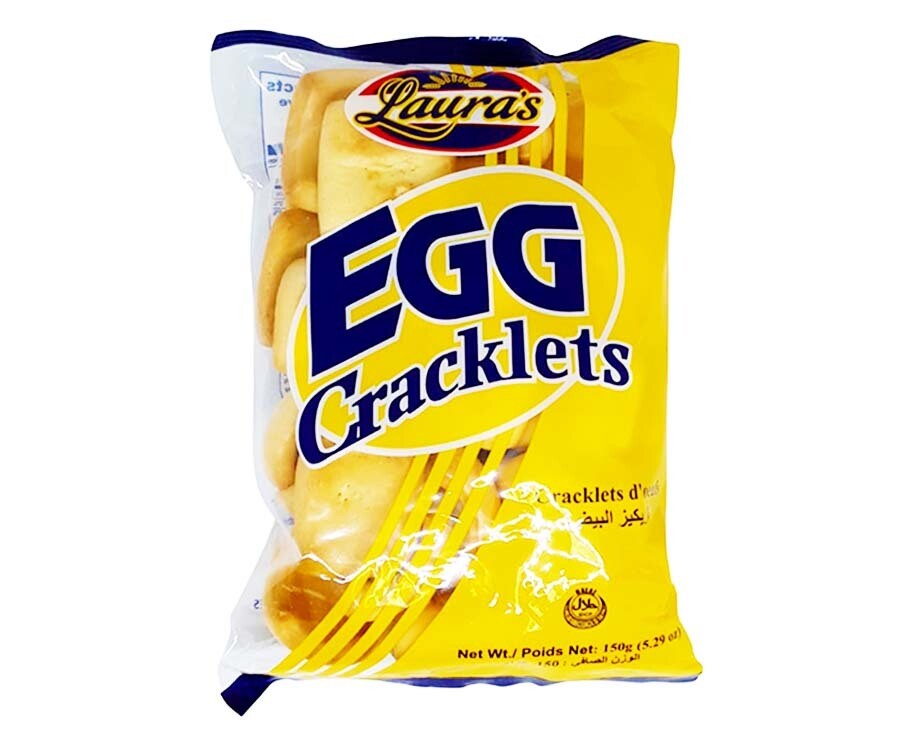 Laura&#39;s Egg Cracklets 150g