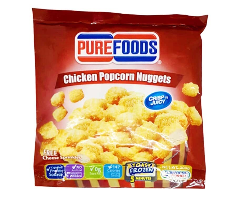 Purefoods Chicken Popcorn Nuggets 200g