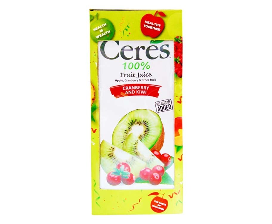 Ceres Family Pack Cranberry & Kiwi (3 Packs x 1L)