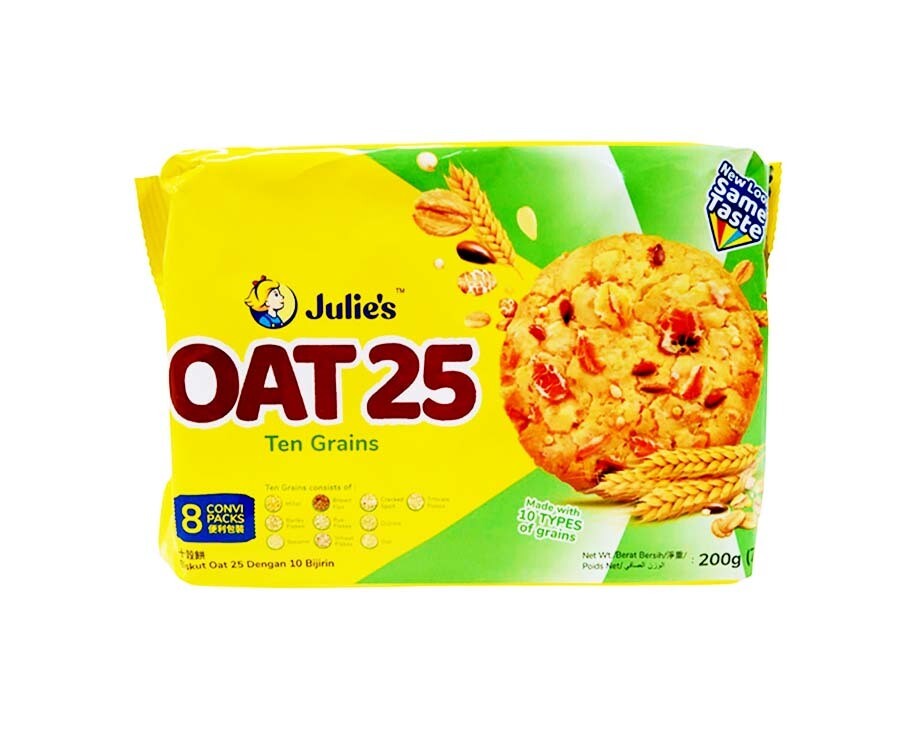 Julie&#39;s Oat 25 Ten Grains 8 Convi-Packs 200g