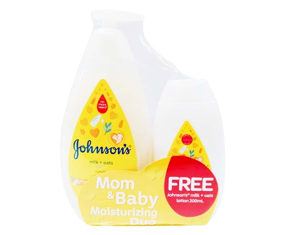 Johnson&#39;s Milk + Oats Bath 500mL + Lotion 200mL