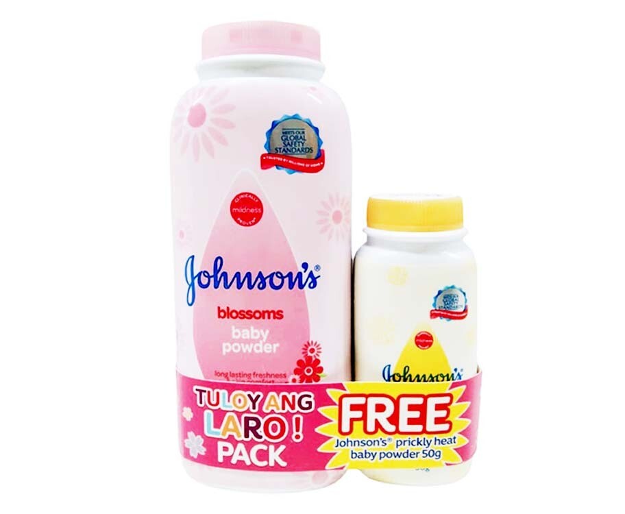 Johnson's Blossom Powder 200g + Prickly Heat 50g