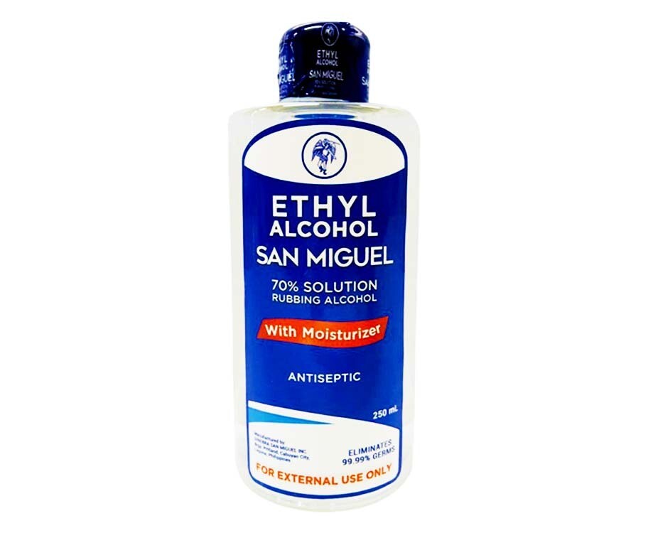 San Miguel Ethyl Alcohol 70% Solution with Moisturizer 250mL