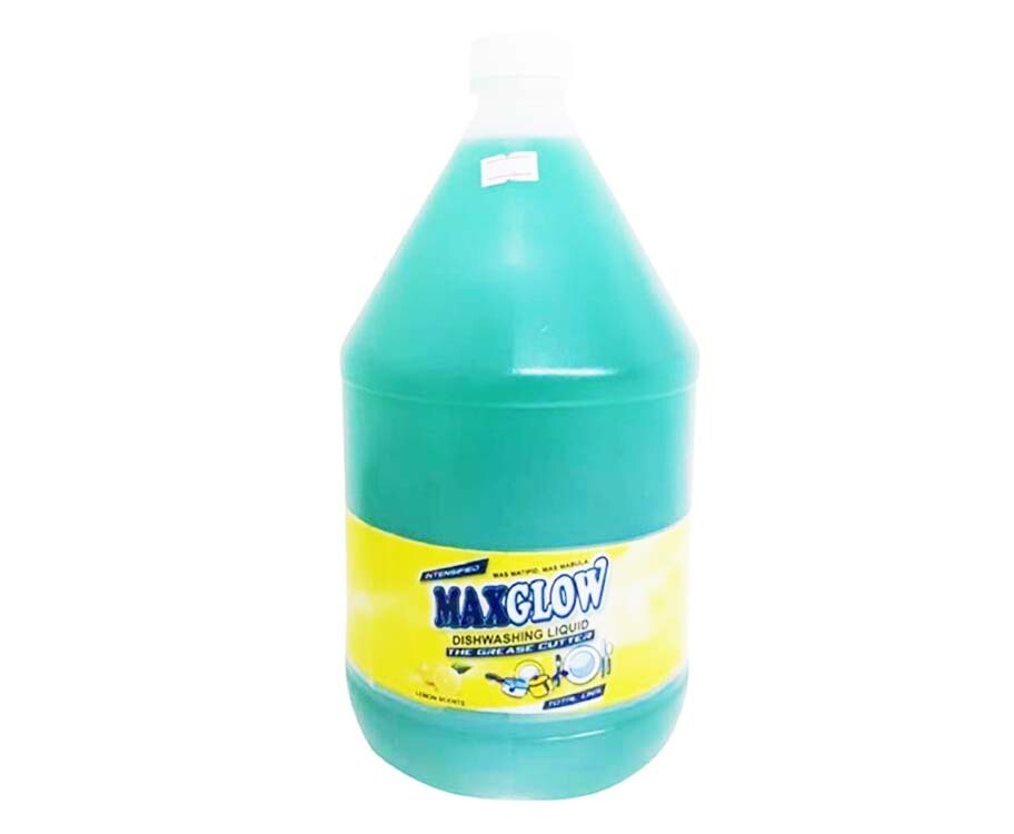 Max Glow Dishwashing Liquid Lemon Scents 1 Gallon