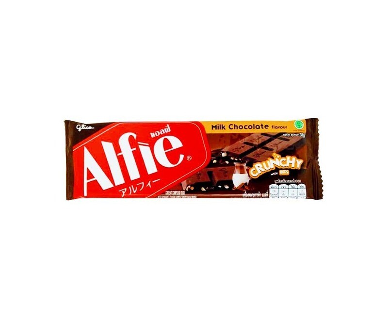 Alfie Milk Chocolate Flavor with Crunchy Bits 31g