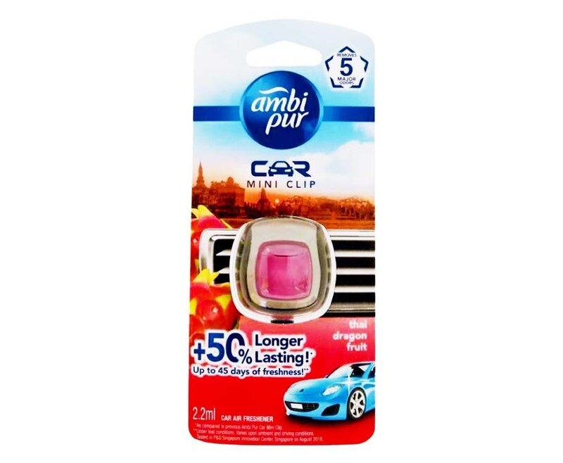 Ambi Pur Car Mini Clip Thai Dragon Fruit 2.2mL