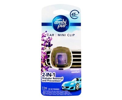 Ambi Pur Car Mini Clip Lavender Comfort 2.2mL