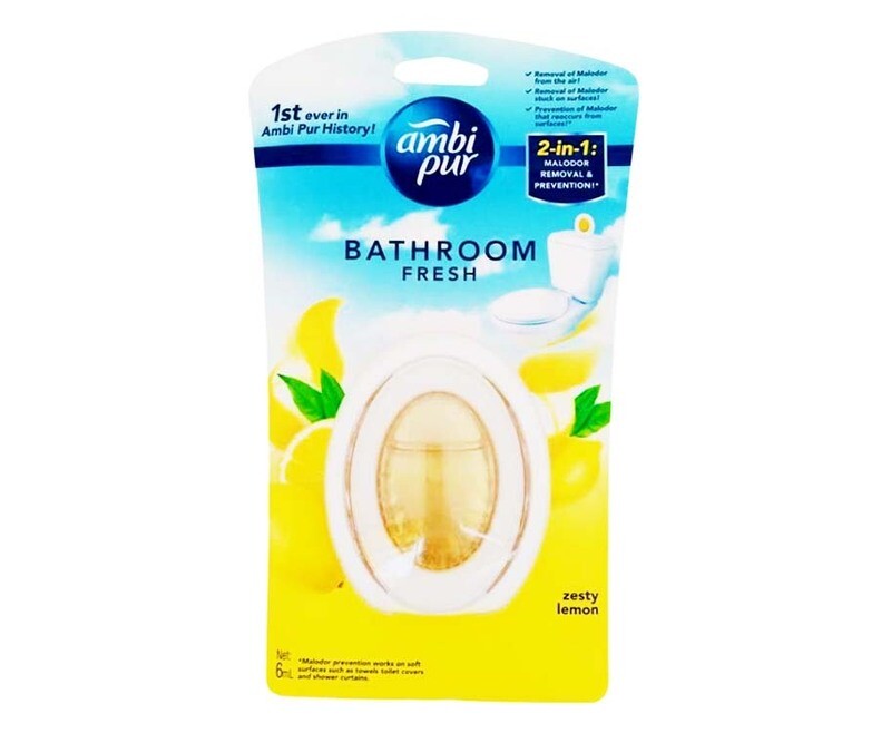 Ambi Pur Bathroom Fresh Zesty Lemon 6mL