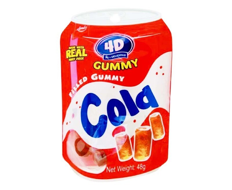 Amos 4D Filled Gummy Cola 48g