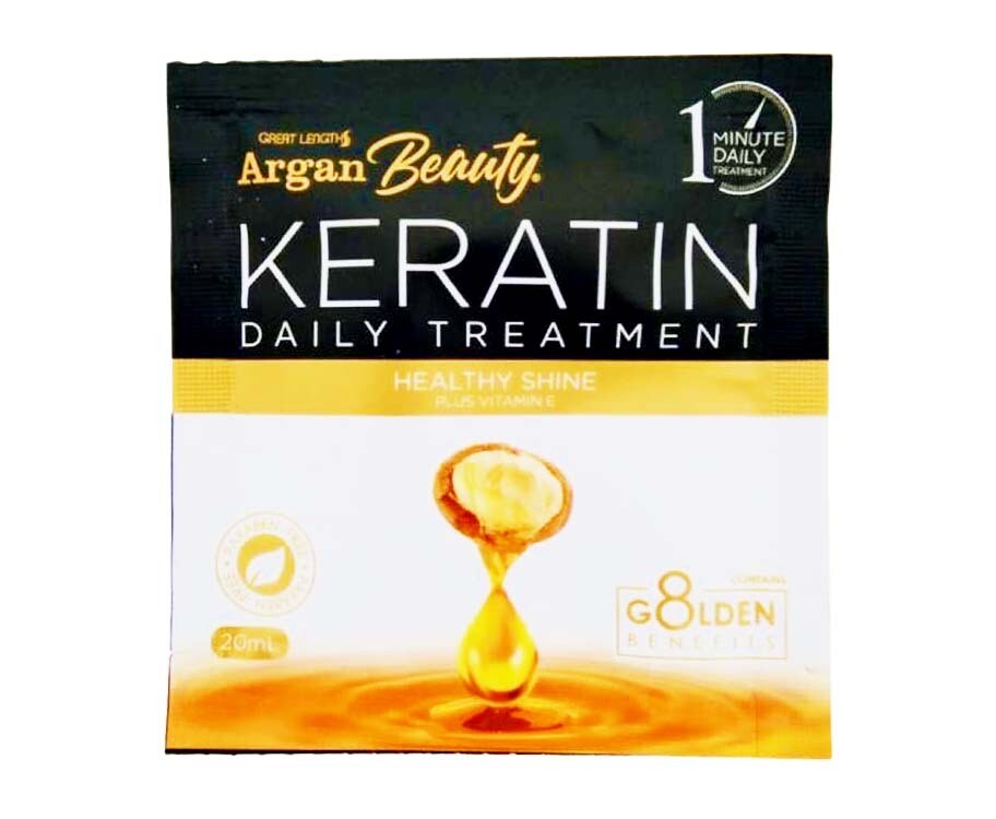 Argan Beauty Keratin Daily Treatment Healthy Shine Plus Vitamin E 20mL