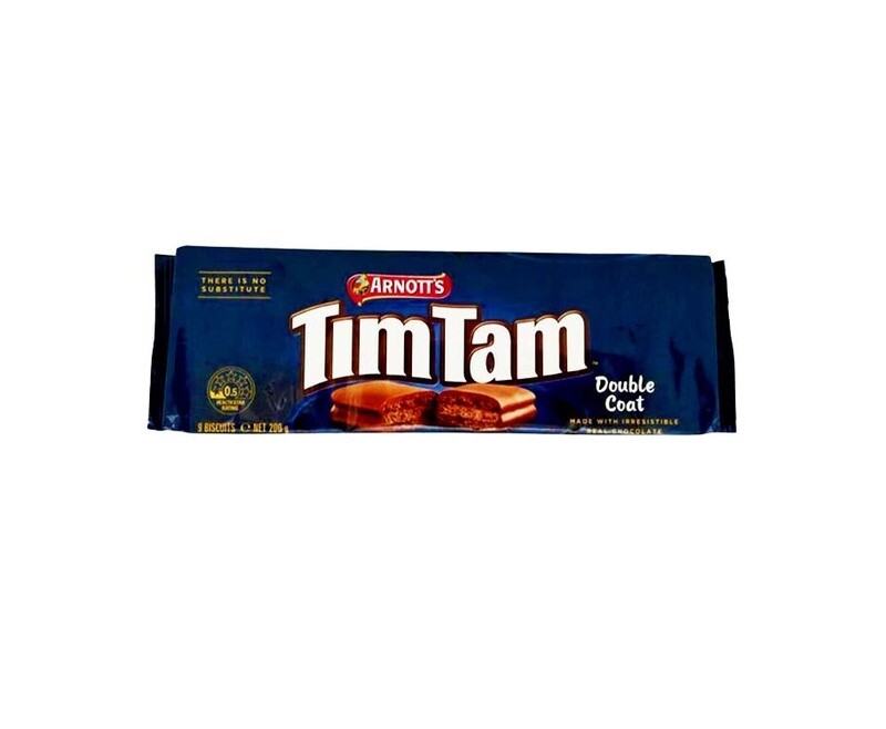 Arnott&#39;s TimTam Double Coat Chocolate Biscuit 200g