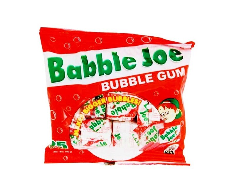 Babble Joe Bubble Gum 25 Pieces 100g