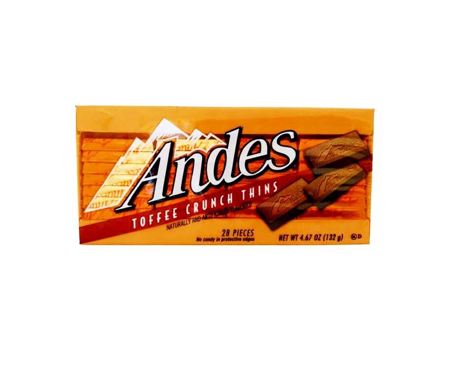 Andes Toffee Crunch Thins 28 Pieces 132g