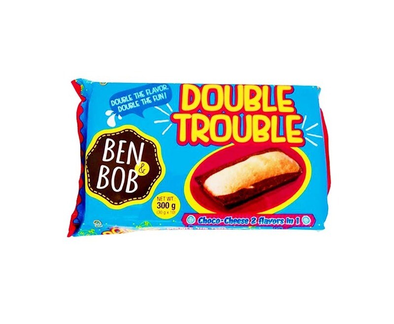 Ben &amp; Bob Double Trouble Choco-Cheese Cake Bar (10 Packs x 30g)