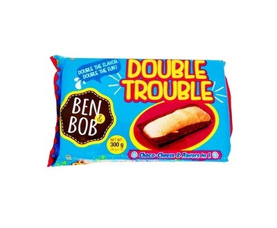 Ben & Bob Double Trouble Choco-Cheese Cake Bar (10 Packs x 30g)