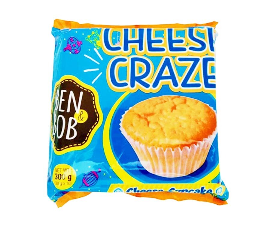 Ben & Bob Cheese Craze Cupcake (10 Packs x 30g)