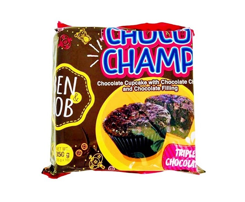 Ben &amp; Bob Choco Champ Triple Chocolate Cupcake (10 Packs x 35g)