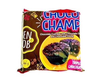 Ben & Bob Choco Champ Triple Chocolate Cupcake (10 Packs x 35g)