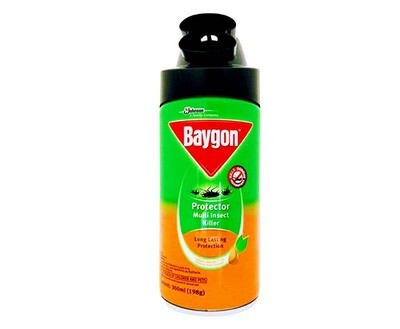 Baygon Protector Multi Insect Killer Long Lasting Protection 300mL (198g)