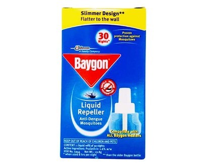 Baygon Liquid Repeller Anti-Dengue Mosquitoes 19.8g
