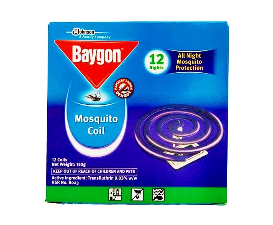 Baygon Mosquito Coil 12 Coils 150g