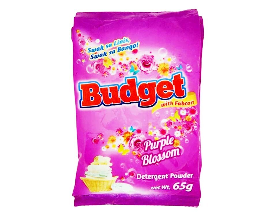 Budget with Falcon Purple Blossom Detergent Powder 65g