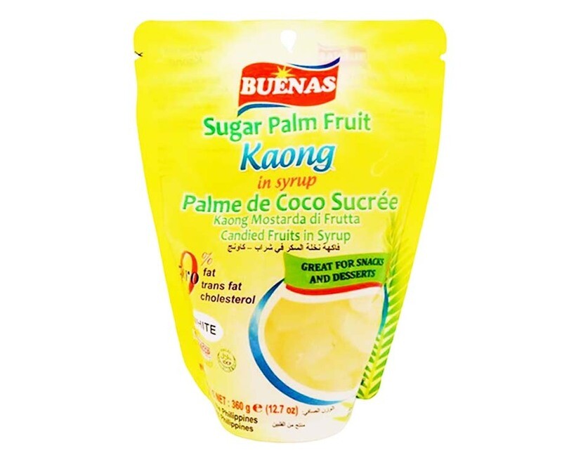 Buenas Sugar Palm Fruit Kaong in Syrup White 360g