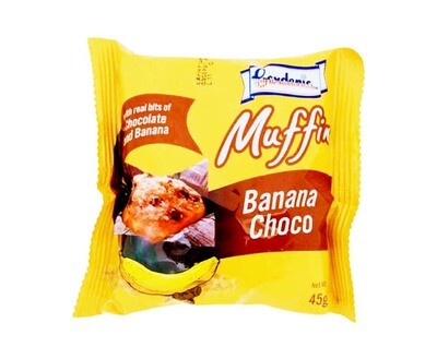 Gardenia Muffin Banana Choco with Real Bits of Chocolate and Banana 45g